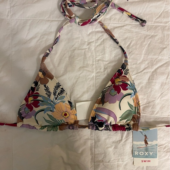 NWT Roxy Triangle Bikini Top - Picture 2 of 4